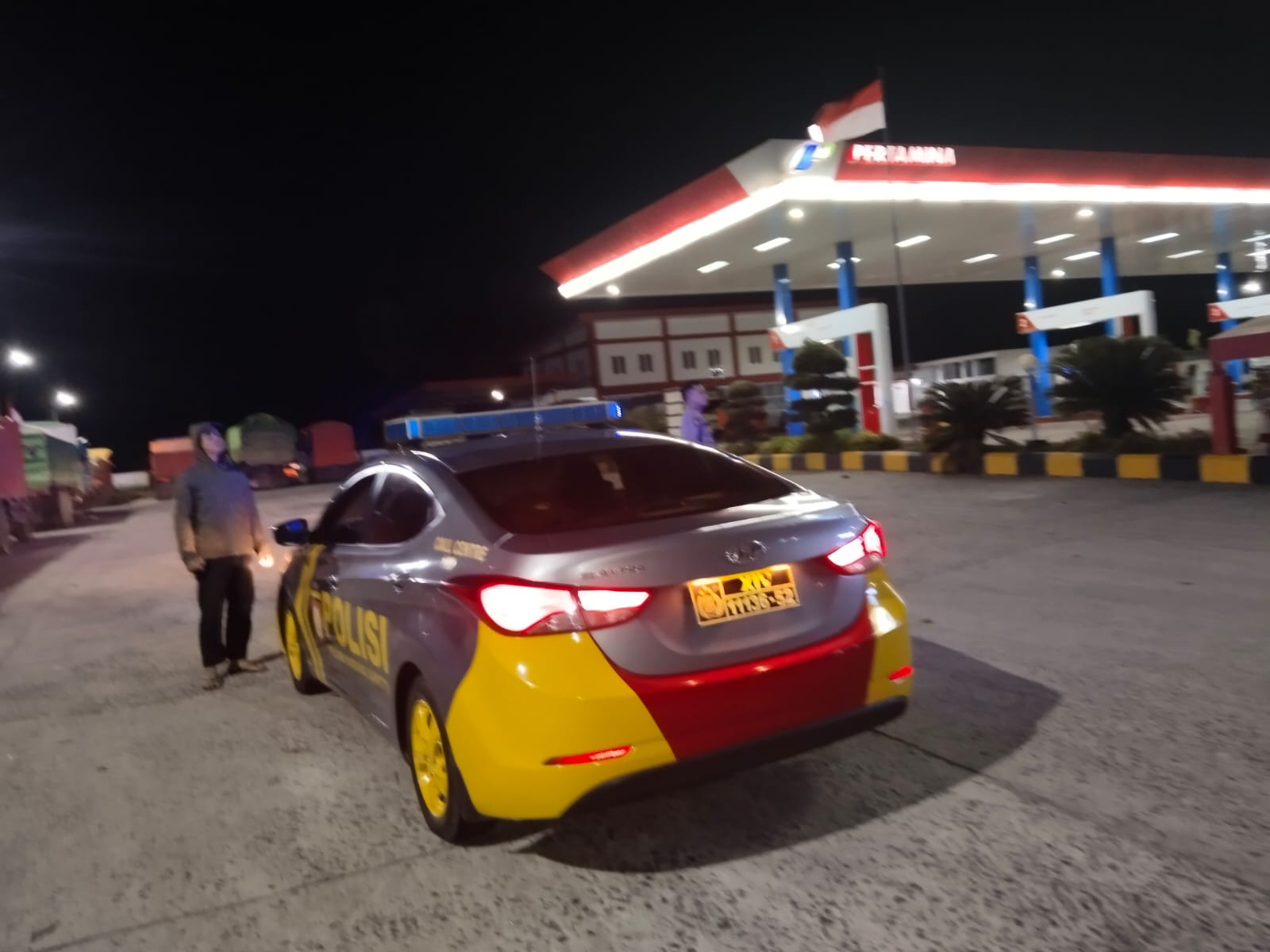 Personil Polsek Watang Sawitto Gencarkan Patroli Blue Light,ini Sasarannya