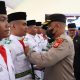 Kapolres Wajo Hadiri Upacara Pengukuhan Pasukan Pengibar Bendera Pusaka Tingkat Kabupaten