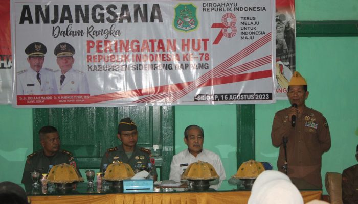 Dandim 1420/Sidrap Ikut Hadir Dalam Anjansana ke Kantor Legiun Veteran Sidrap