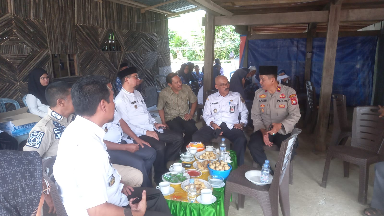 Rangkaian HUT RI ke-78, Polres Sidrap bersama Pemkab Laksanakan Anjangsana di Panti Asuhan Nurul Ilmi