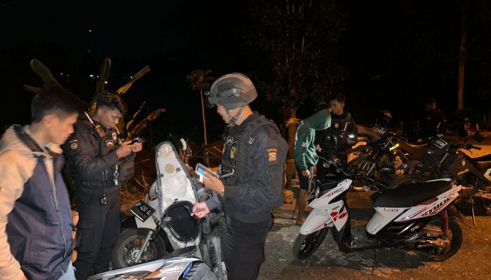 Cegah Aksi Kriminalitas, Satuan Samapta Polres Toraja Utara Tingkatkan Patroli Malam Hingga Dini Hari