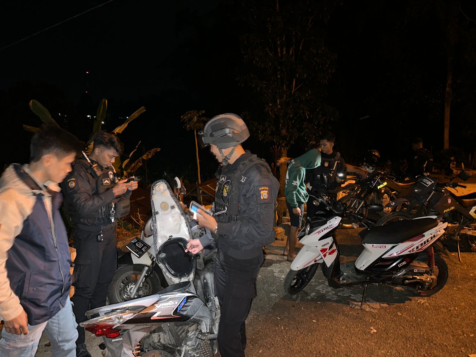 Cegah Aksi Kriminalitas, Satuan Samapta Polres Toraja Utara Tingkatkan Patroli Malam Hingga Dini Hari