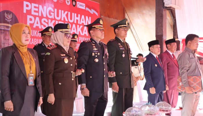Paskibraka Kabupaten Dikukuhkan,  AKBP Erwin Syah: Pemuda-Pemudi Terbaik kabupaten Sidrap