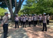 Kasat Lantas Polres Bone Pimpin Pengamanan Gerak Jalan