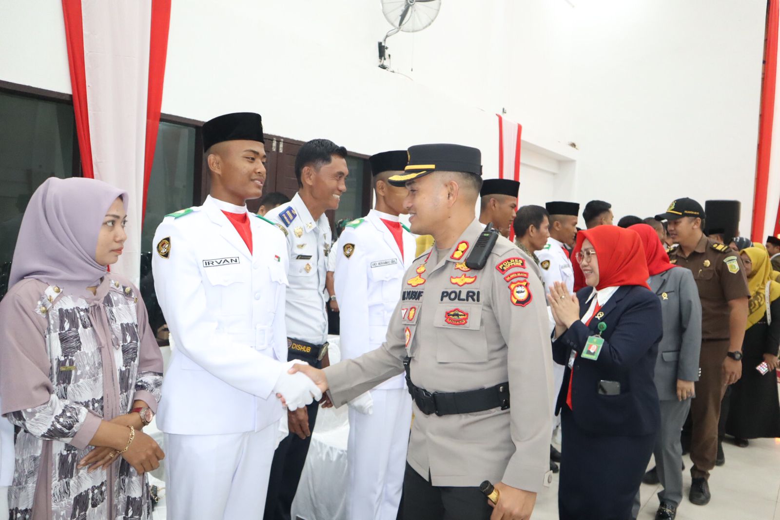 Kapolres Soppeng Hadiri Pengukuhan Paskibraka Soppeng Tahun 2023