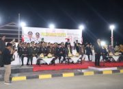 Kapolres Soppeng Hadiri Malam Taptu Peringatan HUT Kemerdekaan RI ke 78