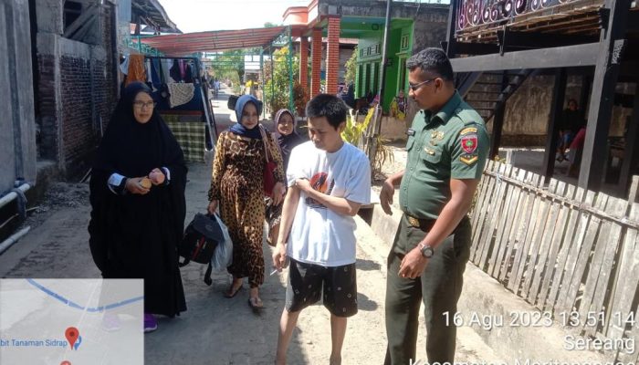Berkat Kerja Keras Bhabinsa Sereang Bekerja Sama Dinsos Sidrap ODGJ DiPasung Bertahun Akhirnya di Rujuk ke RSJ Makassar