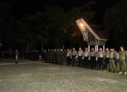 Jelang HUT RI Ke-78, Wakapolres Toraja Utara Hadiri Apel Kehormatan dan Renungan Suci di TMP Buntu Lepong