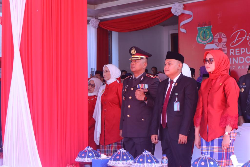 Kapolres Pinrang Hadiri Upacara HUT RI ke-78