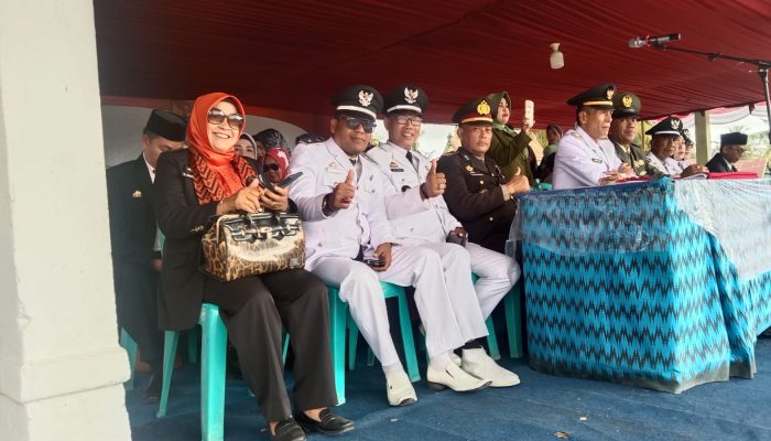 Kapolsek Keera Ikuti Upacara Pengibaran Bendera Merah Putih dalam Rangka HUT RI ke – 78 di Keera