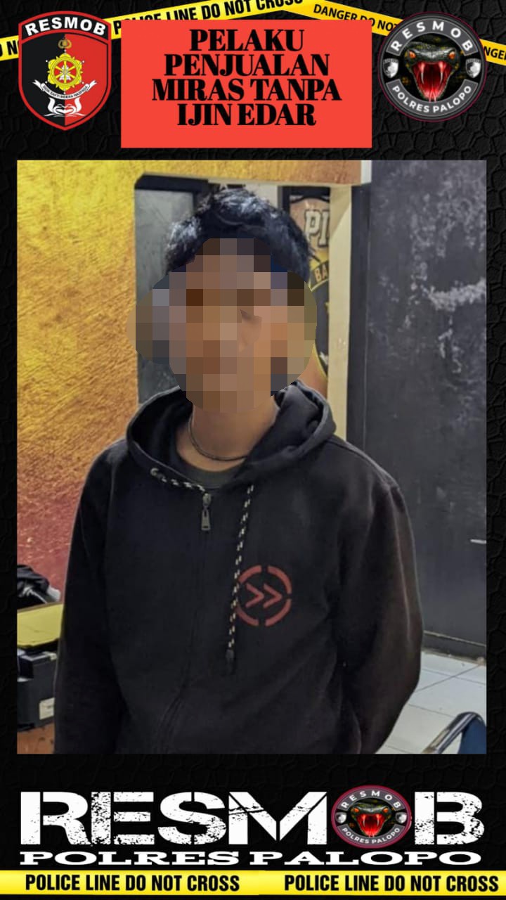 Resmob Polres Palopo Berhasil Amankan Pelaku Penjual Miras Ilegal