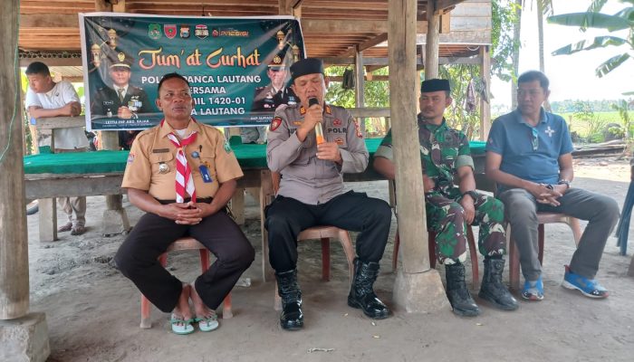Jumat Curhat , AKP Supiadi Dengar Curhatan Masyarakat Wanio Timoreng