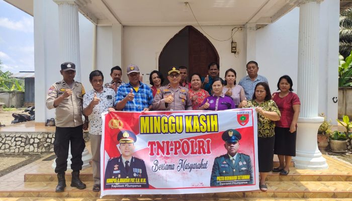 Minggu Kasih Polsek Pitumpanua Polres Wajo, Ini Harapan Andi Mahdin