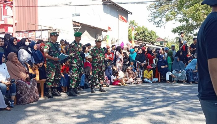 Komitmen Keutuhan NKRI, Danramil 1420-06/Pancarijang Dukung Kegiatan LKBB dan Gerak Jalan Indah