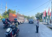 Sat Lantas Polres Pinrang Rutin Laksanakan PAM Gatur Lalin di Pagi Hari