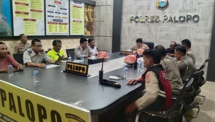 Jelang Road Race Di Ratona Motor Sport, Polres Palopo Laksanakan Rakor Bersama Beberapa Pihak