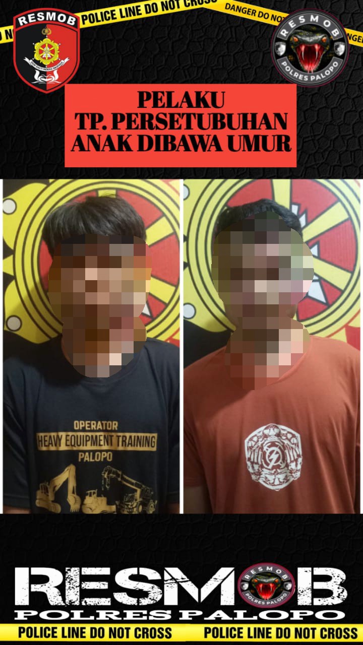 Polres Palopo Berhasil Bekuk Pelaku Persetubuhan Anak Dibawah Umur