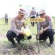 Kapolres Wajo bersama Personelnya Melakukan Penanaman 1000 Bibit Pohon Berbagai Jenis Secara Serentak