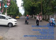 Hadirkan Kamseltibcar Lantas Personil Polsek Watang Sawitto Lakukan Gatur Lalin