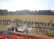 Kodim 1420/Sidrap Gelar Olahraga Bersama (Senam SKJ 88) di Stadion Ganggawa Sidrap