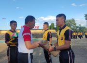 Meriahkan HUT RI Ke 78 Brimob Pare-Pare Laksanakan Senam dan Jalan Santai