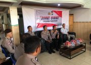 Jumat Curhat, Wakapores Parepare Sampaikan pesan Kapolres Parepare AKBP Arman Muis Kepada Warga