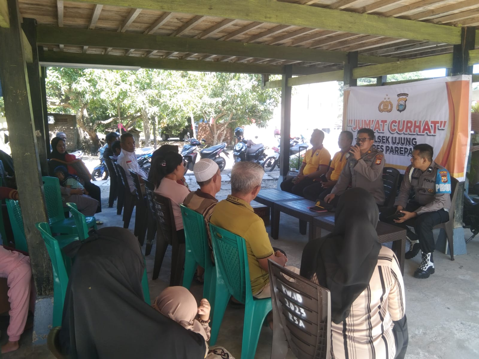 Jumat Curhat Polsek Kpn, Supir Angkutan Umum Curhat Penumpang Bawa Barang Terlarang