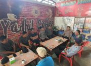 Polsek Sabbangparu Polres Wajo bersama Koramil 1406-08 dan Masyarakat Melakukan Coffee Morning