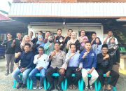 Kapolsek Majauleng Bahas Persiapan Pemilu 2024 di Sekretariat Panwascam Majauleng