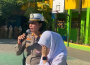 Pimpin Upacara Di SMA 1 Gowa, Kasat Lantas Polres Gowa Sosialisasi Pelaksanaan Operasi Zebra Pallawa 2023