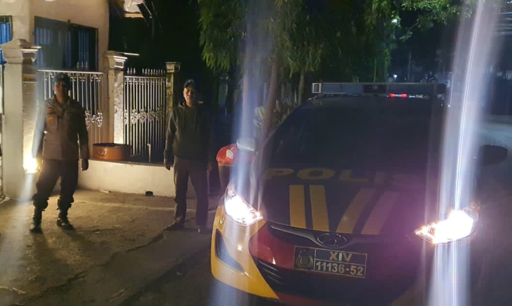 Patroli Blue Light Terus Digencarkan Polsek Watang Sawitto