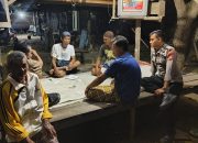 Antisipasi Terjadinya Gangguan Kamtibmas, Personel Polsek Belawa Polres Wajo Melaksanakan Patroli Blue Light