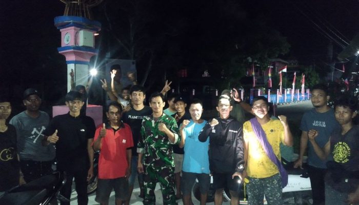 Kegiatan Komsos Desa Tonronge, Babinsa dan Pemuda Edukasi Anti Miras dan Narkoba