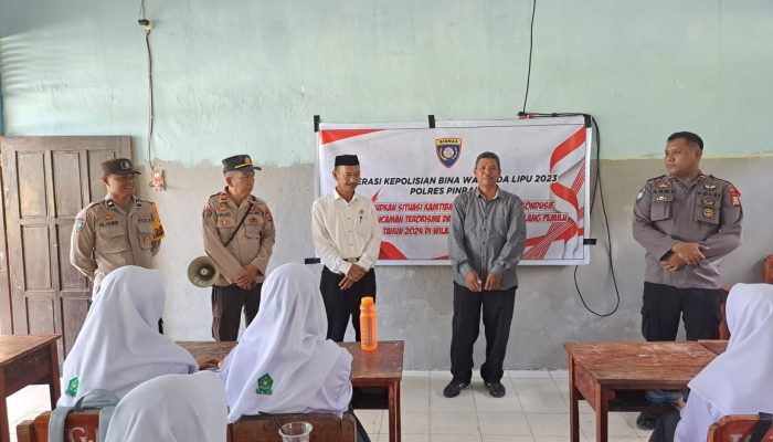 Melalui Ops Bina Waspada Lipu 2023, Sat Binmas Polres Pinrang Lakukan Binluh Tentang Radikalisme