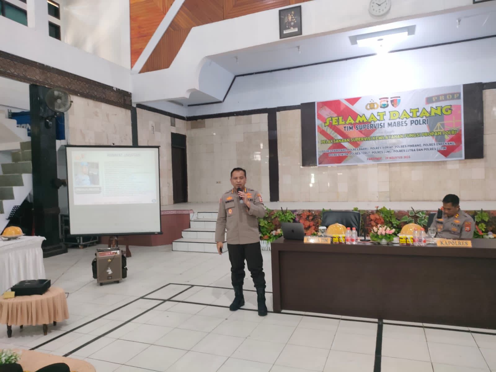 Divisi Propam Polri Gelar Supervisi Kewilayahan Terhadap 10 Polres, Berpusat Di Polres Pare-Pare