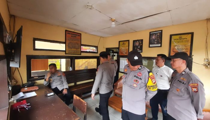 Kapolres Pinrang Sidak ke Polsek Jajaran Polres Pinrang