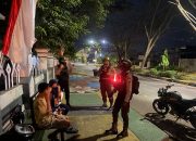 Mencegah Terjadinya Niat dan Kesempatan Para, Pelaku Kejahatan Personil Sat Samapta Gelar Kegiatan Patroli Blue Light