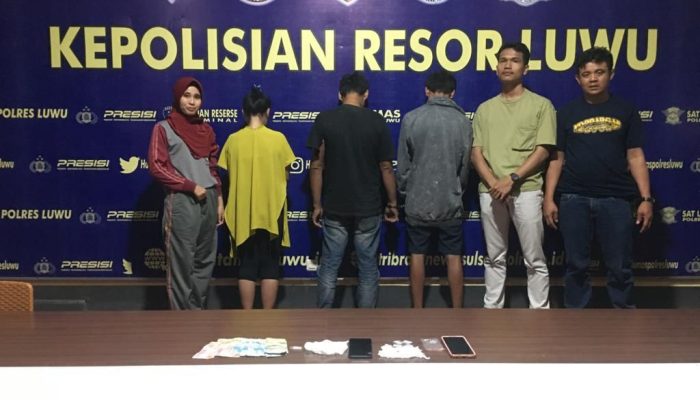 Polres Luwu Kembali Amankan Tiga Orang Pelaku Penyalahguna Narkotika, AKBP Arisandi : Berkat Peran Serta Aktif Masyarakat