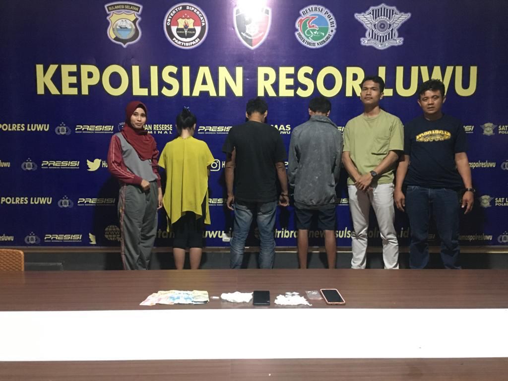 Polres Luwu Kembali Amankan Tiga Orang Pelaku Penyalahguna Narkotika, AKBP Arisandi : Berkat Peran Serta Aktif Masyarakat