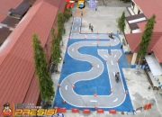 Uji Praktik SIM C Polres Luwu Sudah Menggunakan Sirkuit terbaru, Mahrus : Sesuai Intruksi Korlantas Polri