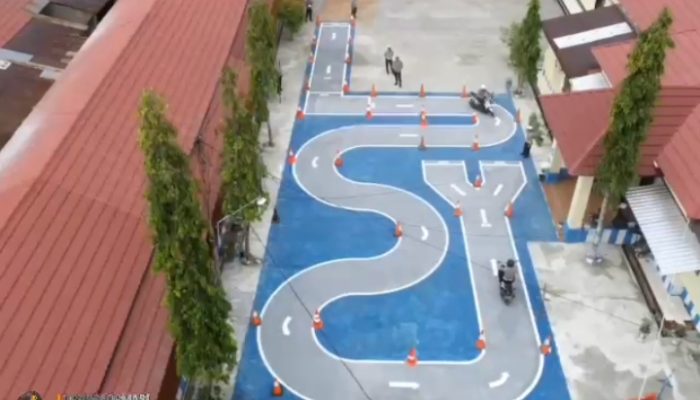 Uji Praktik SIM C Polres Luwu Sudah Menggunakan Sirkuit terbaru, Mahrus : Sesuai Intruksi Korlantas Polri