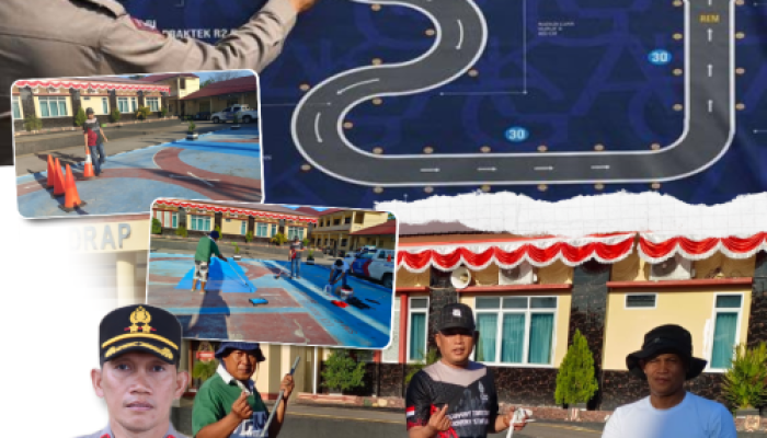 Aturan Baru Dari Korlantas Polri, Polres Sidrap Ubah Jalur Lintasan Praktik SIM