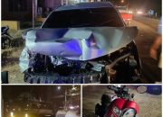 Tabrakan Melibatkan Dua Kendaraan dan Sepeda Motor di Pangkep, Ini Kronologisnya