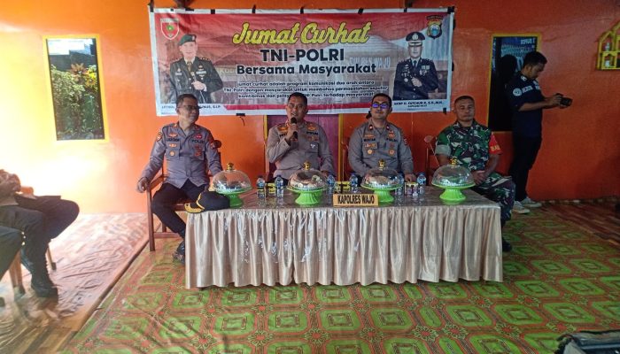 Kapolsek Tempe Dampingi Kapolres Wajo Dengar Curhatan Warga Kelurahan Pattirosompe