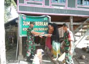 Aksi Mulia Koramil 1420-02 Tellu Limpoe: Jumat Berkah di Rumah Warga Terbantu”Dalam Semangat Sosial, Koramil Tellu Limpoe Sambut Jumat dengan Kegiatan Bermanfaat