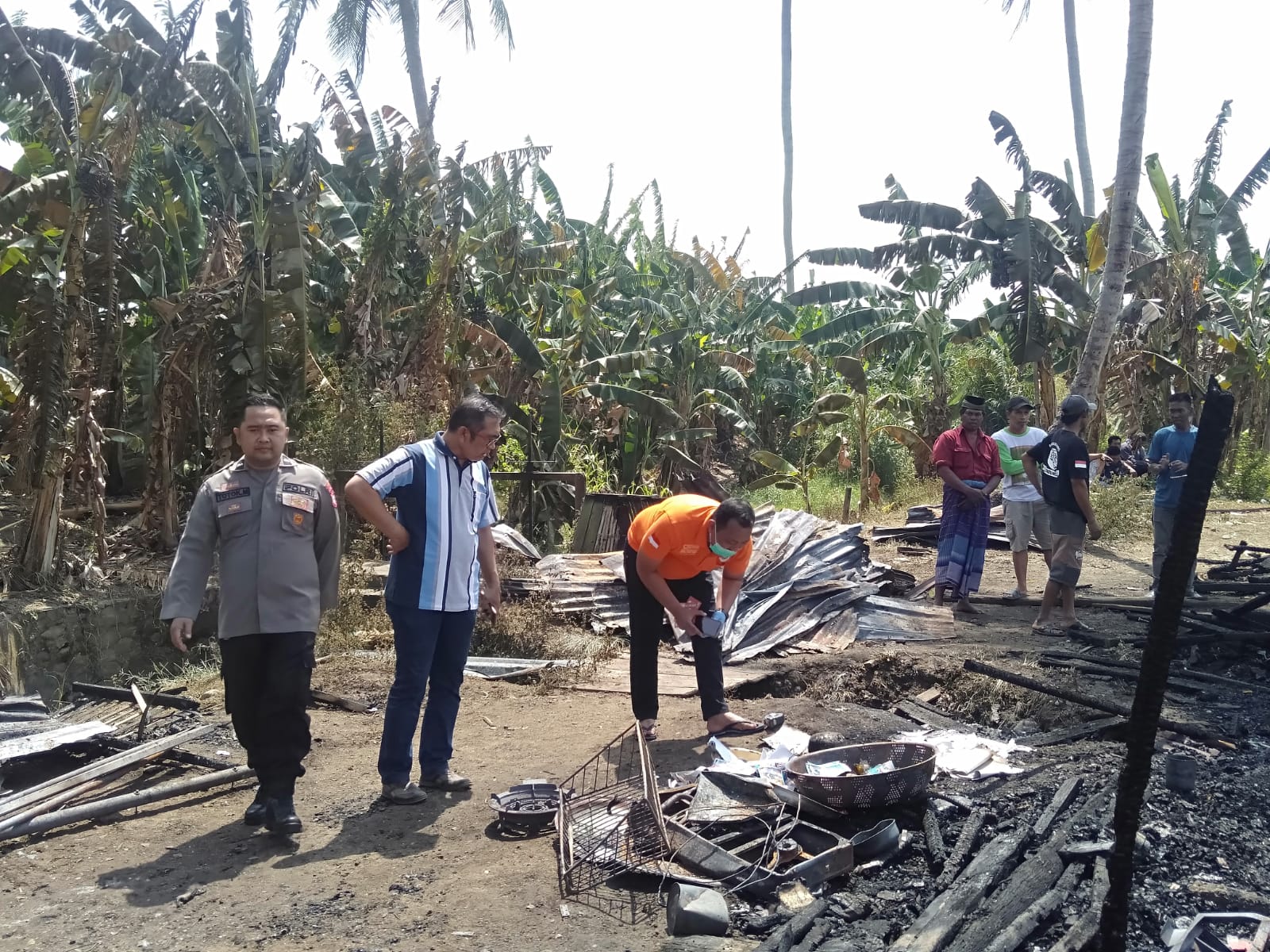Kebakaran Rumah Di Surae, Kapolsek Tempe : Sementara di Dalami Penyebap Kebakarannya