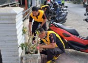 Jelang HUT Lalulintas Bhayangkara ke 68,  Sat Lantas Polres Palopo Laksanakan Baksos