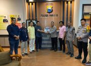 Kapolres Pinrang Menerima Kunjungan Ketua KPU Pinrang