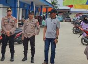 Kapolsek Sabbangparu Bersama Lurah Sompe dan Babinsa Turun Melakukan Patroli dan Beri Himbauan ke Warga di Pasar