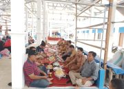 Kapolsek Pitumpanua Hadiri Syukuran Pelaku Pasar Boriko, Berikut Pesannya